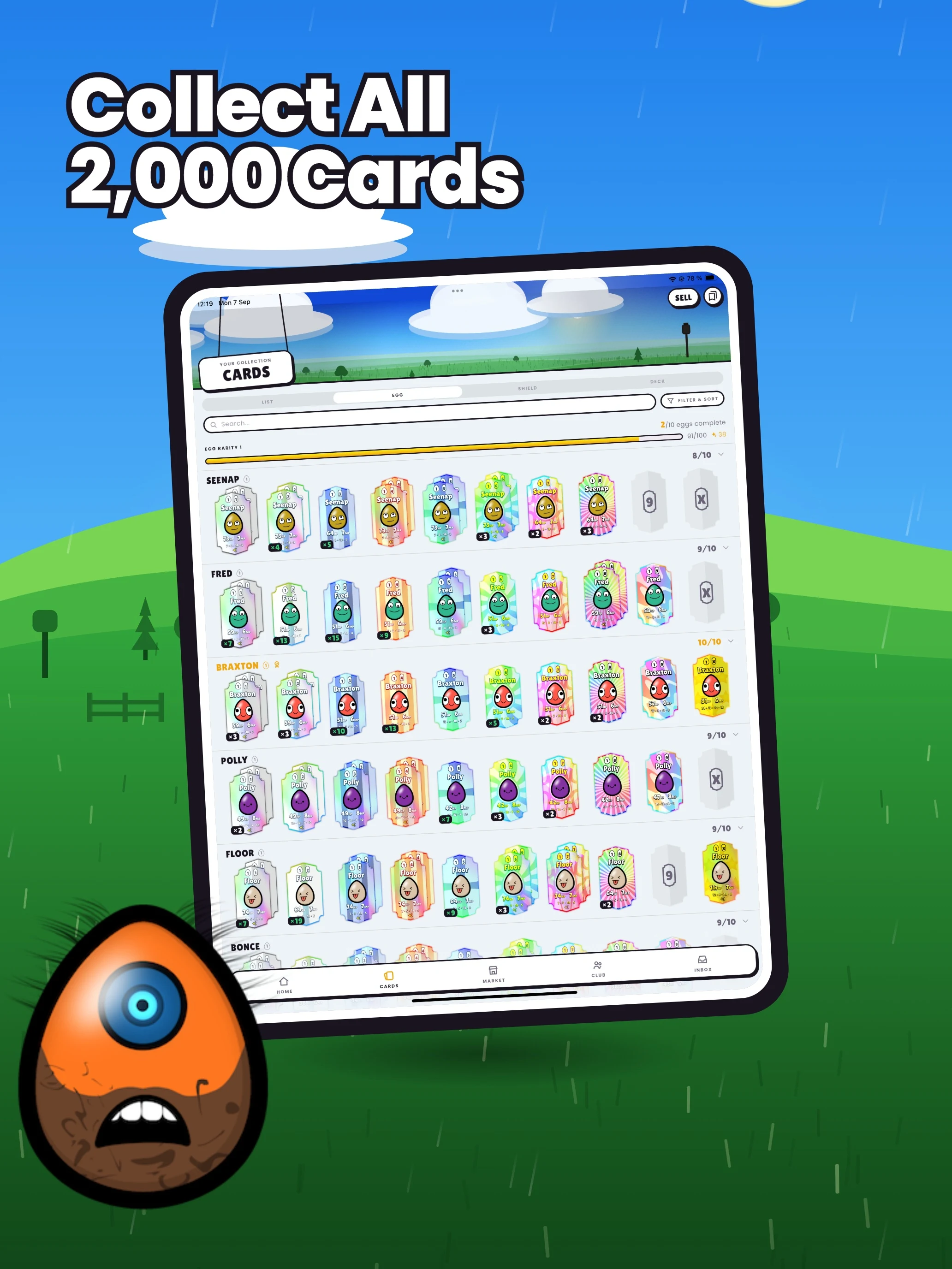 Shellkeep: Card Collector screenshot