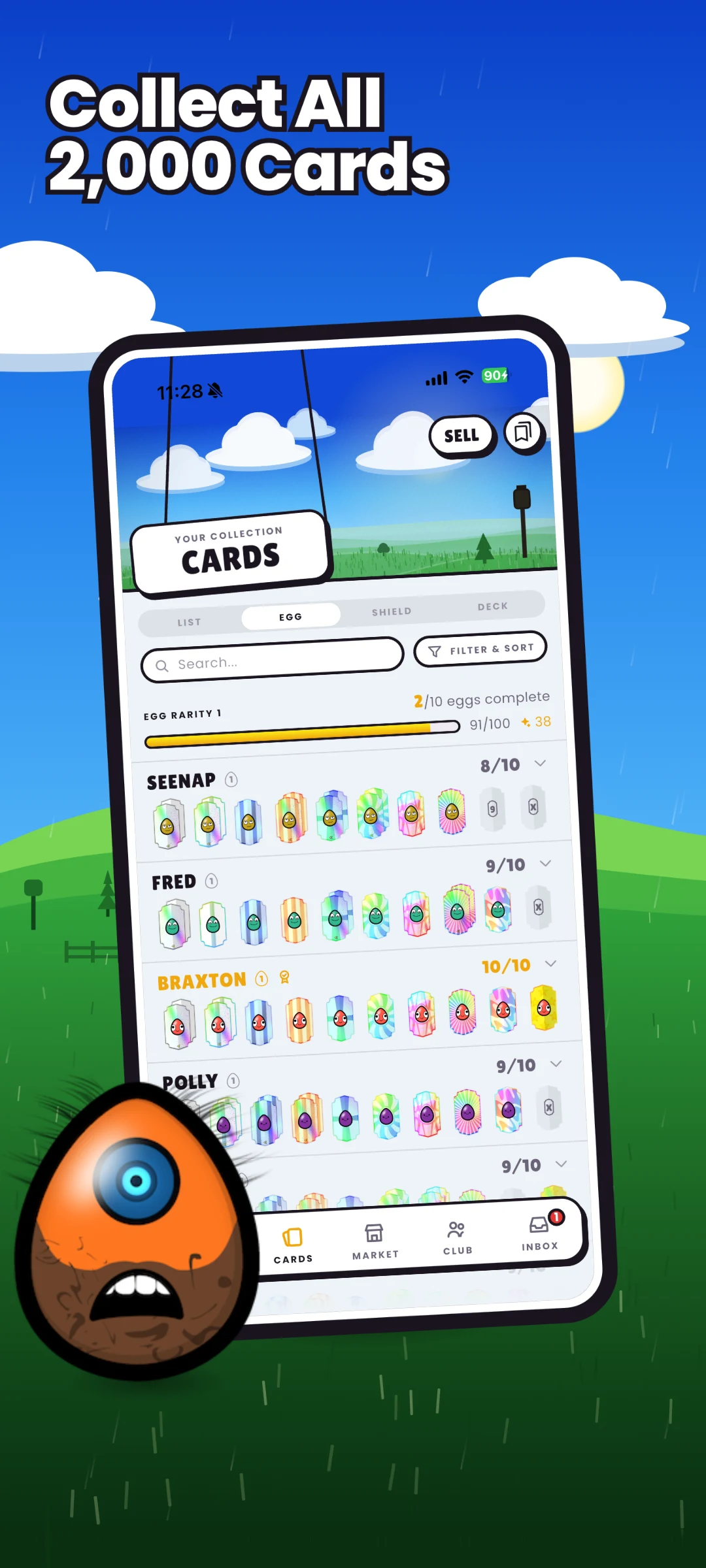 Shellkeep: Card Collector screenshot